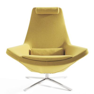 Metropolitan Armchair鳥(niǎo)椅布藝BEB ITALY不銹鋼休閑椅旋轉(zhuǎn)沙發(fā)椅酒店家具