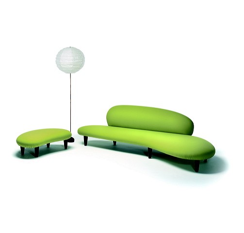 鵝卵石弧形沙發(fā)Freeform Sofa日式沙發(fā)簡易客廳家具Nogach Isamu(野口勇)