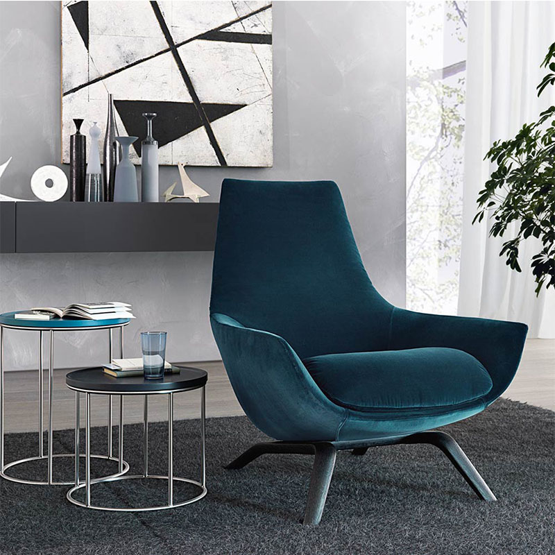 北歐布藝休閑椅 設(shè)計(jì)師創(chuàng)意椅酒店地產(chǎn)樣板房接待絨布高端品質(zhì) 高質(zhì)量質(zhì)感強(qiáng)