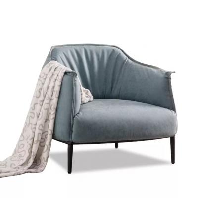 休閑沙發(fā)椅Archibald Armchair設(shè)計(jì)師Jean-Marie Massaud真皮會(huì)客椅