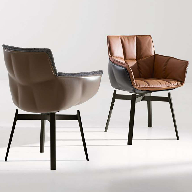 有色玻璃鋼餐椅HUSK Chair設(shè)計(jì)師稻殼辦公椅創(chuàng)意椅靠背椅暖色