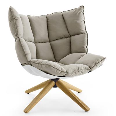 灰色款稻殼椅肌肉玻璃鋼稻田洽談酒店休閑椅Lueasygi Husk chair Patricia Urquiola