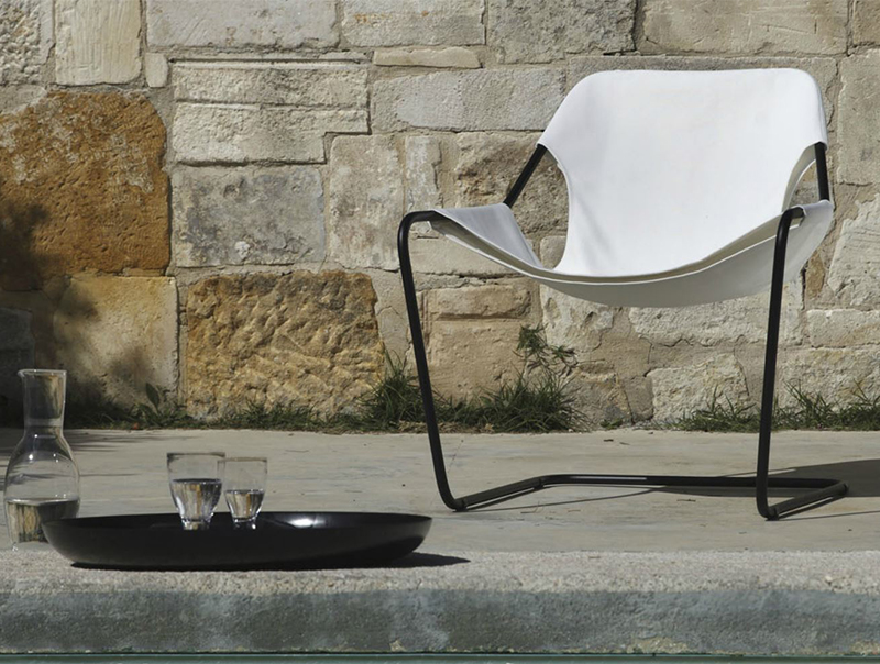 保羅椅懸垂椅Paulistano Chair創(chuàng)意不銹鋼北歐簡約椅戶外真皮椅