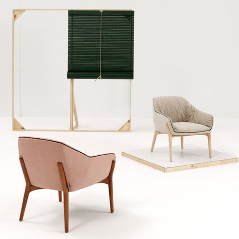 布藝鳥巢扶手椅Rafa Garcia 巢形椅 PU真皮定制家具設(shè)計師休閑椅