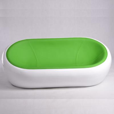 落地時(shí)尚玻璃鋼情侶休閑沙發(fā) 白色半圓球休閑椅 雙人休閑陽臺(tái)椅