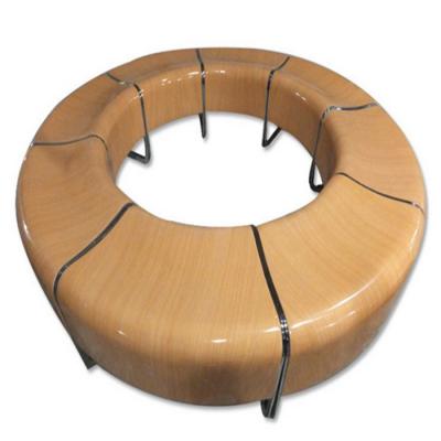 個(gè)性創(chuàng)意休閑圓形椅 現(xiàn)代時(shí)尚商場休息椅 戶外公園多人座椅