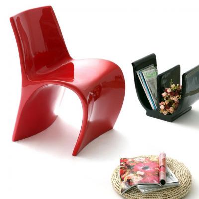 簡約個(gè)性字母H型桌椅 玻璃鋼拱橋椅 創(chuàng)意休閑椅 酒店 家用餐椅