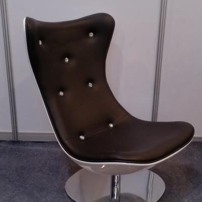 新款時尚創(chuàng)意休閑弧度椅 個性商業(yè)會所會客椅 休息室靠背椅