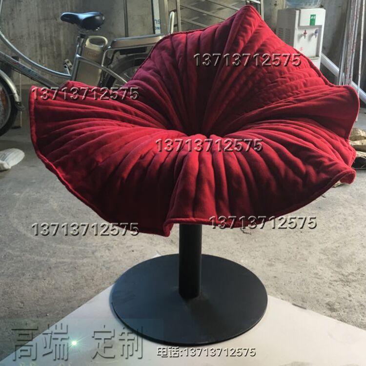 實物玻璃鋼椅 花瓣扶手椅花朵椅設(shè)計師椅酒店別墅家具