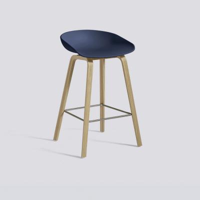 漆面款丹麥HAY木質(zhì)高腳凳AAS 32凳子多色塑料吧臺凳高凳正品北歐風