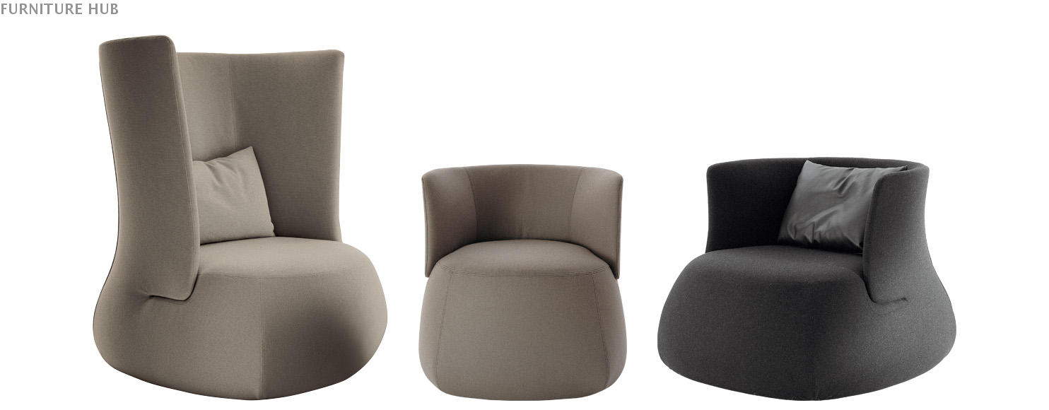 B&B Italia(BEBITALIA) 椅腳凳 pouf B&B(beb italia)家用商用家具設(shè)計