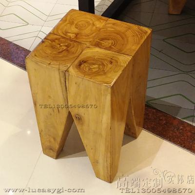 Stool實木凳子茶幾邊幾 原木椅子 高端家具規(guī)格顏色定制