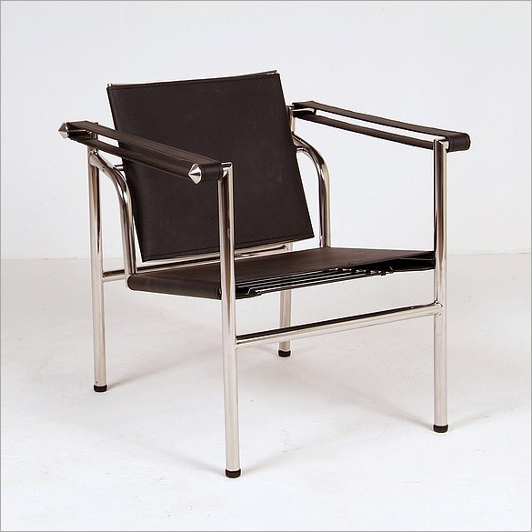 柯布西耶扶手椅LC1閱讀Sling Chair 休閑接待會客休閑椅Corbusier