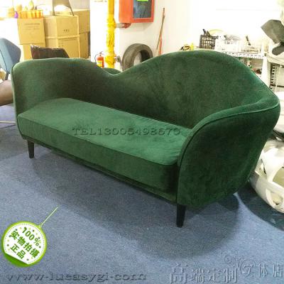 新古典布藝古比·格蘭德鋼琴沙發(fā)Sofa 酒店會(huì)所樣板房西餐廳卡座