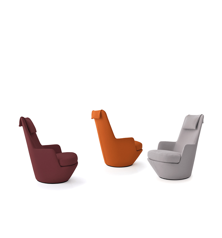 休閑沙發(fā)椅掉頭扶手椅Niels Bendtsen丹麥著名家具設(shè)計(jì)師 Jacob Kjaer