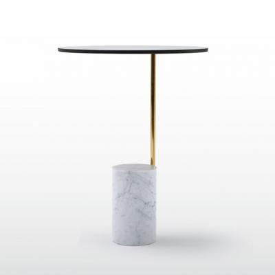 五金家具大理石底座 茶幾創(chuàng)意小邊幾設(shè)計(jì)師大理石五金茶幾