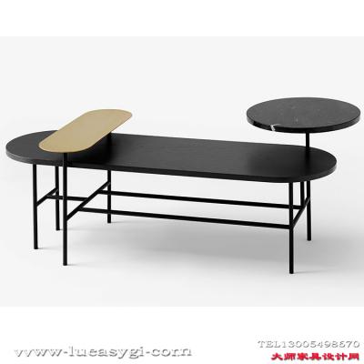 大師家具設計網 創(chuàng)意工業(yè)風調色盤茶幾 多功能茶幾造型組合咖啡桌 高端家具