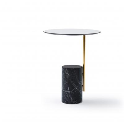 五金家具 設計師茶幾廠家定制 角幾邊幾不銹鋼電鍍金色by Ximo Roca