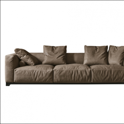 可定制客廳真皮沙發(fā)北歐意大利設(shè)計(jì) 沙發(fā)軟油蠟皮真皮羽絨布藝