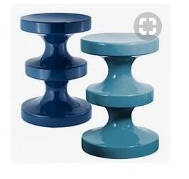 John Mathias Bernhardt設(shè)計Bishop Stool 酒吧吧椅 玻璃鋼榻|卵石|墩|凳