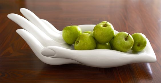 藝術(shù)手掌果盤(pán)托盤(pán)裝飾軟裝設(shè)計(jì)樣板房擺件 家具辦公飾物