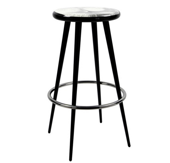 設計師作品 五金電鍍高腳椅 酒店KTV 酒吧 面包店餐廳  餐椅 酒吧凳