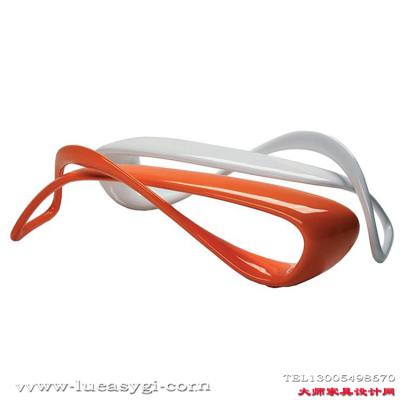 創(chuàng)意設(shè)計(jì)師家具回旋凳 玻璃鋼蜻蜓休閑長凳 藝術(shù)品玻璃鋼長椅休息椅觀賞