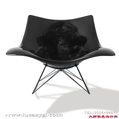 創(chuàng)意設(shè)計(jì)師家具 魚椅搖擺椅 休閑椅躺椅 午睡椅 海洋館 體育游泳池館家具 半圓鍋椅傘椅