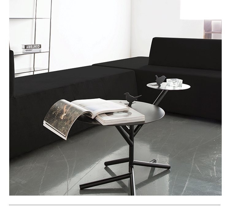 創(chuàng)意設(shè)計(jì)師家具 動(dòng)物桌子 金屬邊幾角幾個(gè)性邊桌 茶幾不銹鋼電鍍金色