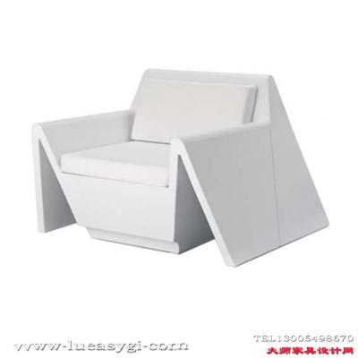 創(chuàng)意設(shè)計(jì)師 玻璃鋼戶外休閑沙發(fā)椅  室內(nèi)辦公沙發(fā)椅 茶幾 雙人沙發(fā)帶墊子