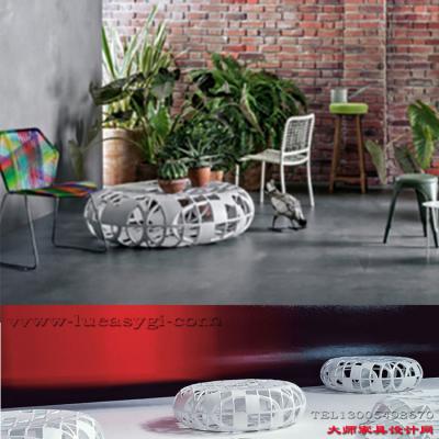 玻璃鋼復(fù)古創(chuàng)意邊幾 鏤空靈動(dòng)視覺茶幾 雞籠茶幾 桌子 簡(jiǎn)結(jié)家具
