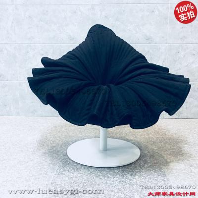 實(shí)物玻璃鋼椅 花瓣扶手椅花朵椅設(shè)計(jì)師椅酒店別墅家具