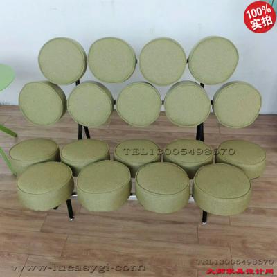 五金家具 意大利美國沙發(fā)尼爾森 餐飲商務(wù)顏色可定鼓椅棉花糖Sofa糖果