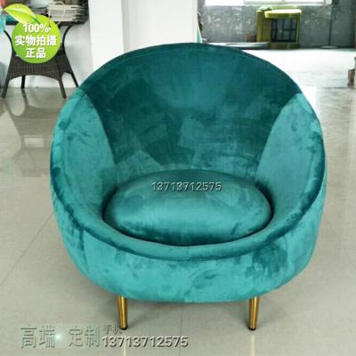 實物：新古典奢華沙發(fā)椅簡約時尚休閑椅定制 美國設(shè)計師 美容護(hù)膚養(yǎng)生家具