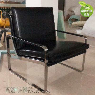 實(shí)物黑色 不銹鋼電鍍無指紋亮光 鋼 單人位沙發(fā)椅 規(guī)格可定制顏色可定制 圓角邊處理