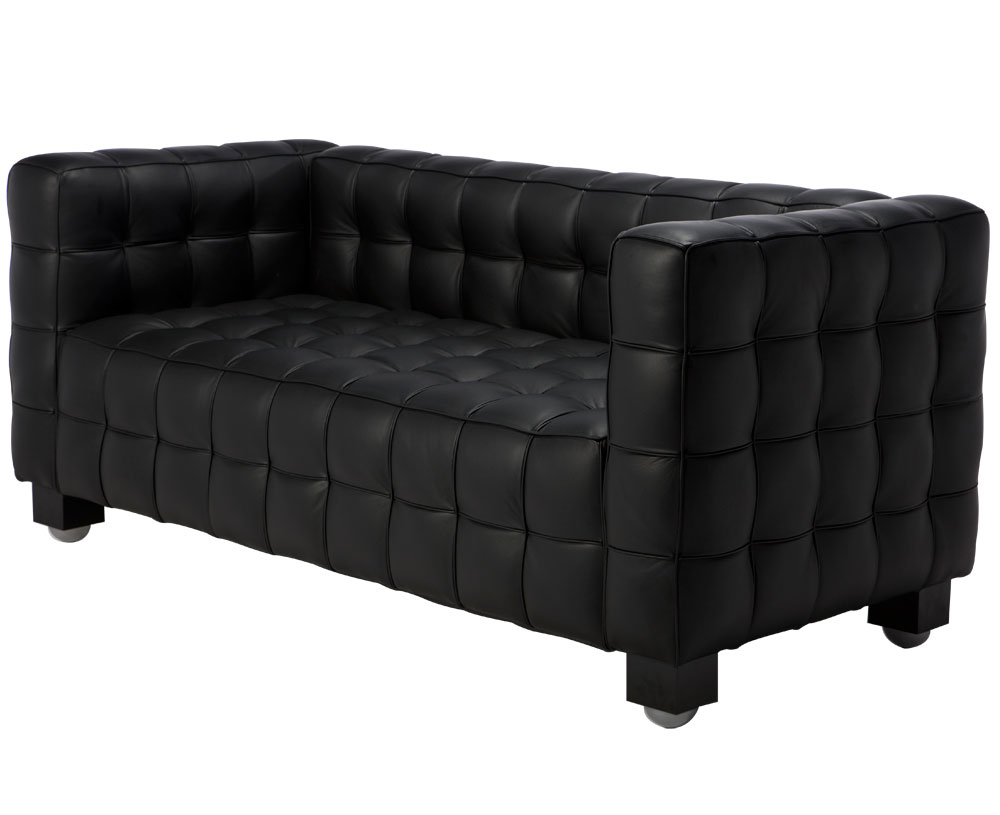 Kubus Sofa 庫布斯真皮沙發(fā)黑皮沙發(fā) 庫布斯扶手椅Josef Hoffmann