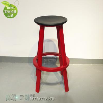 丹麥意大利北歐設(shè)計(jì)師 可變形可轉(zhuǎn)軟墊吧椅 鐵烤漆質(zhì)感工業(yè)現(xiàn)代