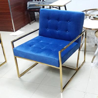 茶幾不銹鋼椅子大全 電鍍單人雙人三人金色布藝PU西皮皮革沙發(fā) 可定制