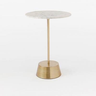 Maisie Side Table 梅齊茶幾邊幾角幾 不銹鋼銅色電鍍金 大理石臺(tái)面