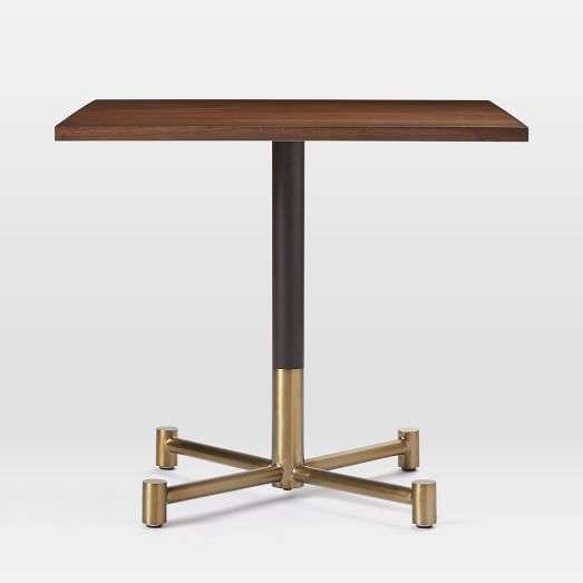 White Marble Rectangular Bistro Table實(shí)木 白色大理石矩形小餐桌 邊幾共幾角幾