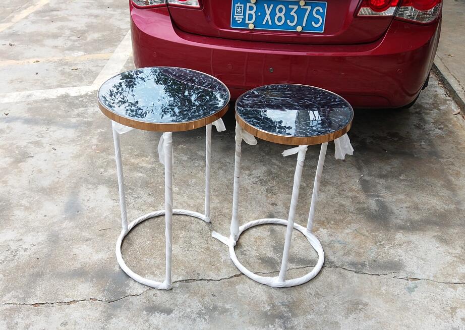 疊加茶幾大全 實(shí)物 Marble Round Nesting Side Table 大理石圓形嵌套邊桌 邊幾角幾共幾情侶桌
