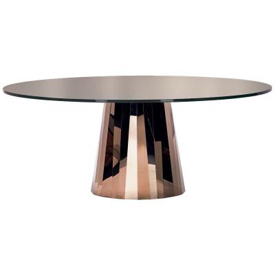 ClassiCon  Pli  餐桌 圓桌 茶幾辦公桌 展廳輕奢 酒店會所會堂 高端不銹鋼鏡面反光表面