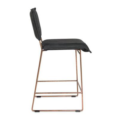 不銹鋼電鍍銅色高腳吧椅 Jess Design NEWTON  High stool 雪橇座凳