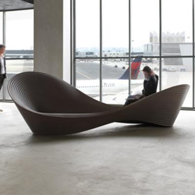 Ron Arad Folly bench Magis客運(yùn)站 機(jī)場等候休閑沙發(fā) 戶外玻璃鋼