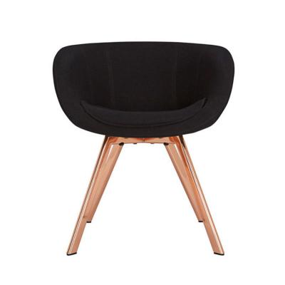 Scoop Low Copper Chair 北歐風(fēng)格餐椅 設(shè)計(jì)師休閑椅 玻璃鋼黑色