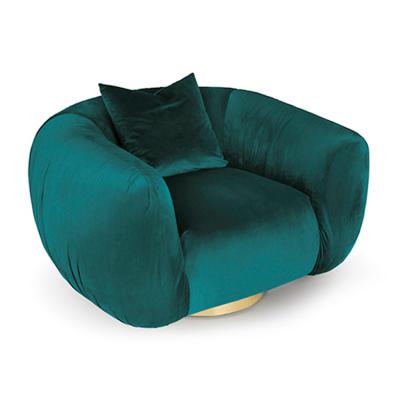 腹部肚子子宮沙發(fā)不銹鋼電鍍金色鈦金五金弧形 弧度沙發(fā)椅子單人位