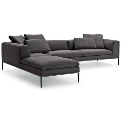 大牌沙發(fā) B&B Italia Michel Corner Sofa by Antonio Citterio  Chaplins5 chaplins 五金不銹鋼底架
