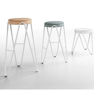 意大利設計吧凳 西班牙凳子吧椅 比阿特麗斯·塞姆佩雷W形V型圓凳