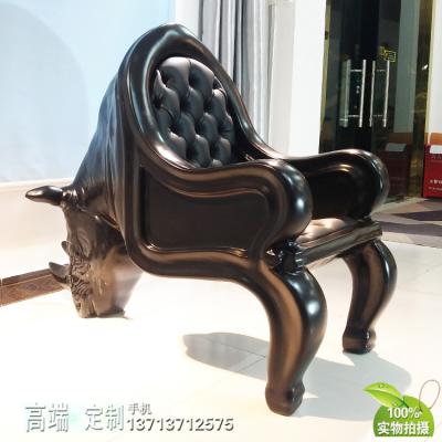 實物實拍現(xiàn)貨玻璃鋼西班牙犀牛椅牛頭椅雕塑椅 總裁椅 名牌廠家折扣店霸氣酷斃帥氣