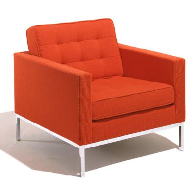 美國弗洛倫斯·諾爾 躺椅 沙發(fā)辦公室具不銹鋼鐵烤漆腳架軟包布藝皮革真皮沙發(fā)